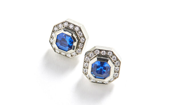 Blue Sapphire Earrings