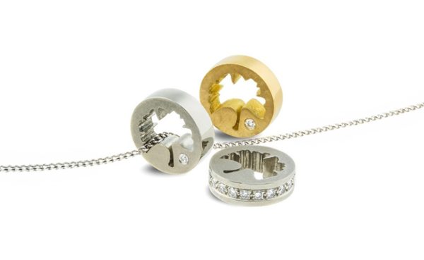 Ginkgo Leaf Pendants