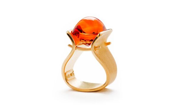 Citrine Cabochon Ring