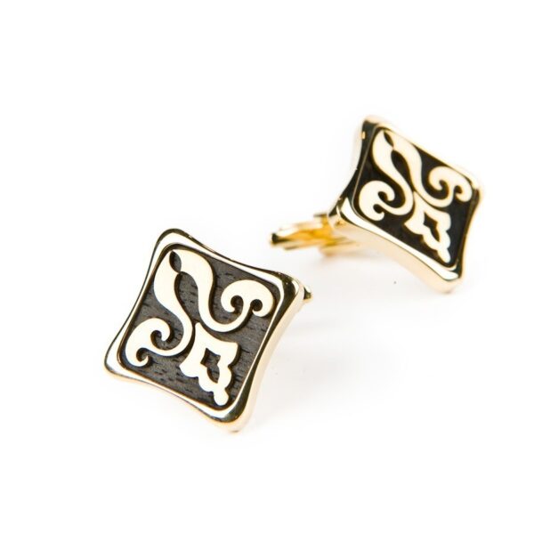 Gold & Ebony Cufflinks