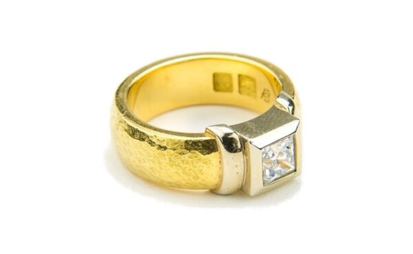 Hammer-Textured Ring