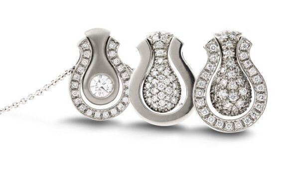 Interchangeable Dew Drop Diamond Pendants