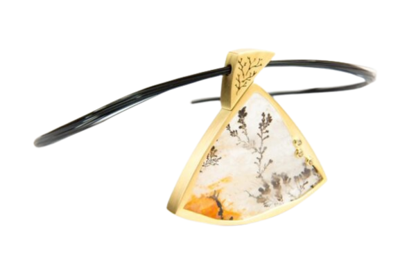 Natural Picture Agate Pendant