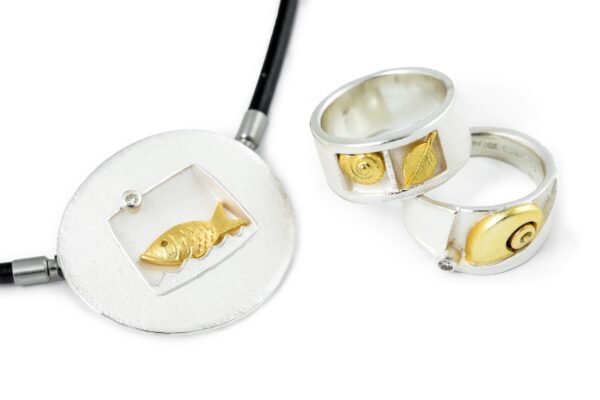 Whimsical Pendant and Ring Selection