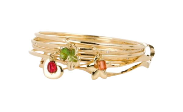 Set of Handcrafted Gold Bangles