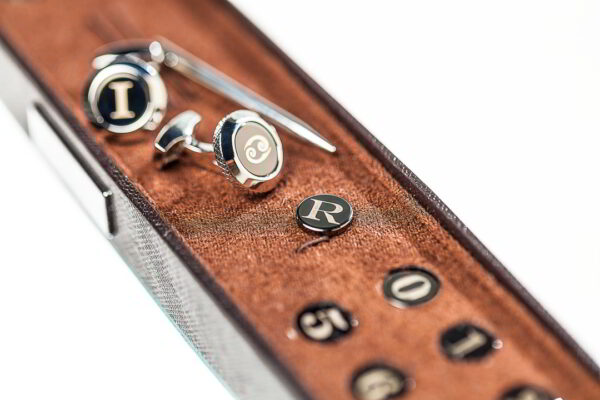 Cufflinks with Interchangeable Discs