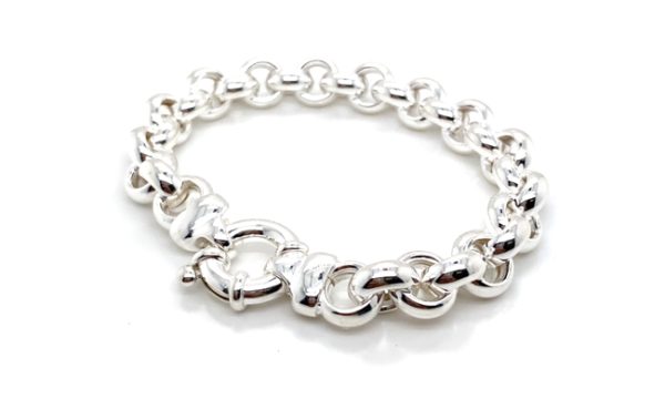 Silver Rolo Chain Bracelet