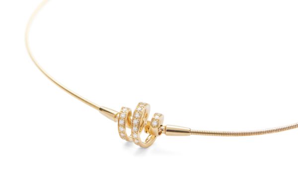 Diamond Helix Necklace