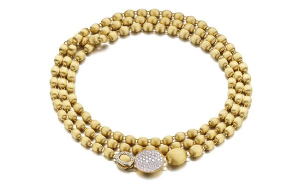 Gold & Diamond Boule Convertible Necklace