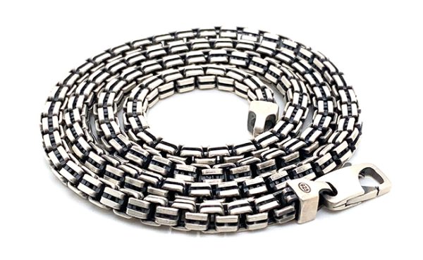 Oxidized Silver Chain